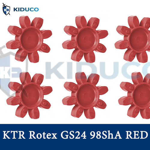 vòng đệm giảm chấn Rotex GS24 KTR 98ShA màu đỏ