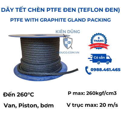 Dây Tết Chèn Teflon đen