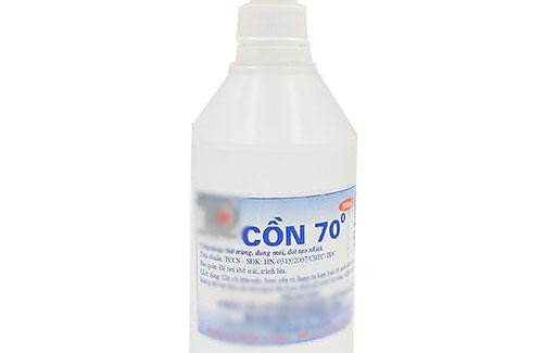 Cồn 70 độ có cháy không?