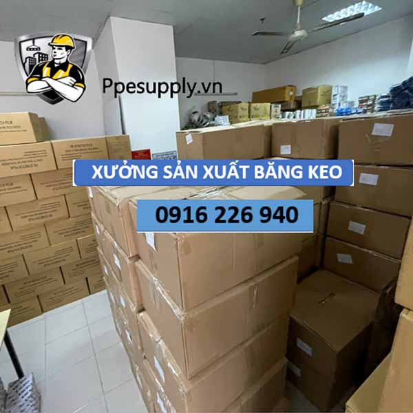Băng keo giá xưởng PPESupply, băng keo trong, băng keo dán thùng, màng PE