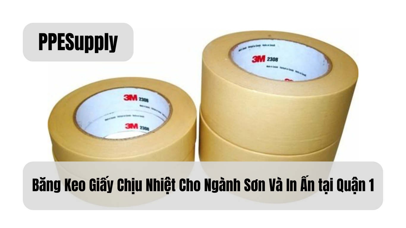 Băng Keo Giấy Chịu Nhiệt Cho Ngành Sơn Và In Ấn tại Quận 1