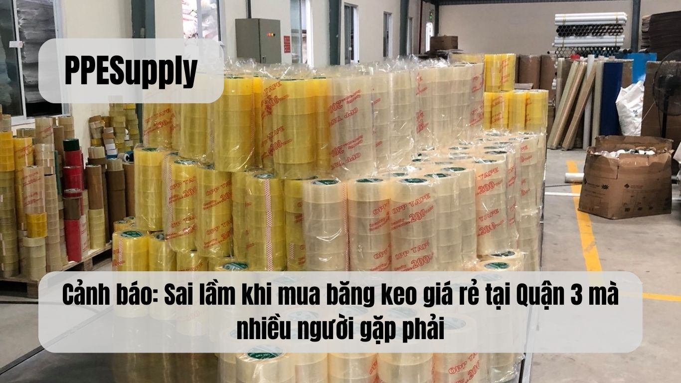 Cảnh báo: Sai lầm khi mua băng keo giá rẻ tại Quận 3 mà nhiều người gặp phải