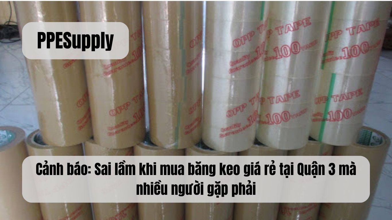 Cảnh báo: Sai lầm khi mua băng keo giá rẻ tại Quận 3 mà nhiều người gặp phải