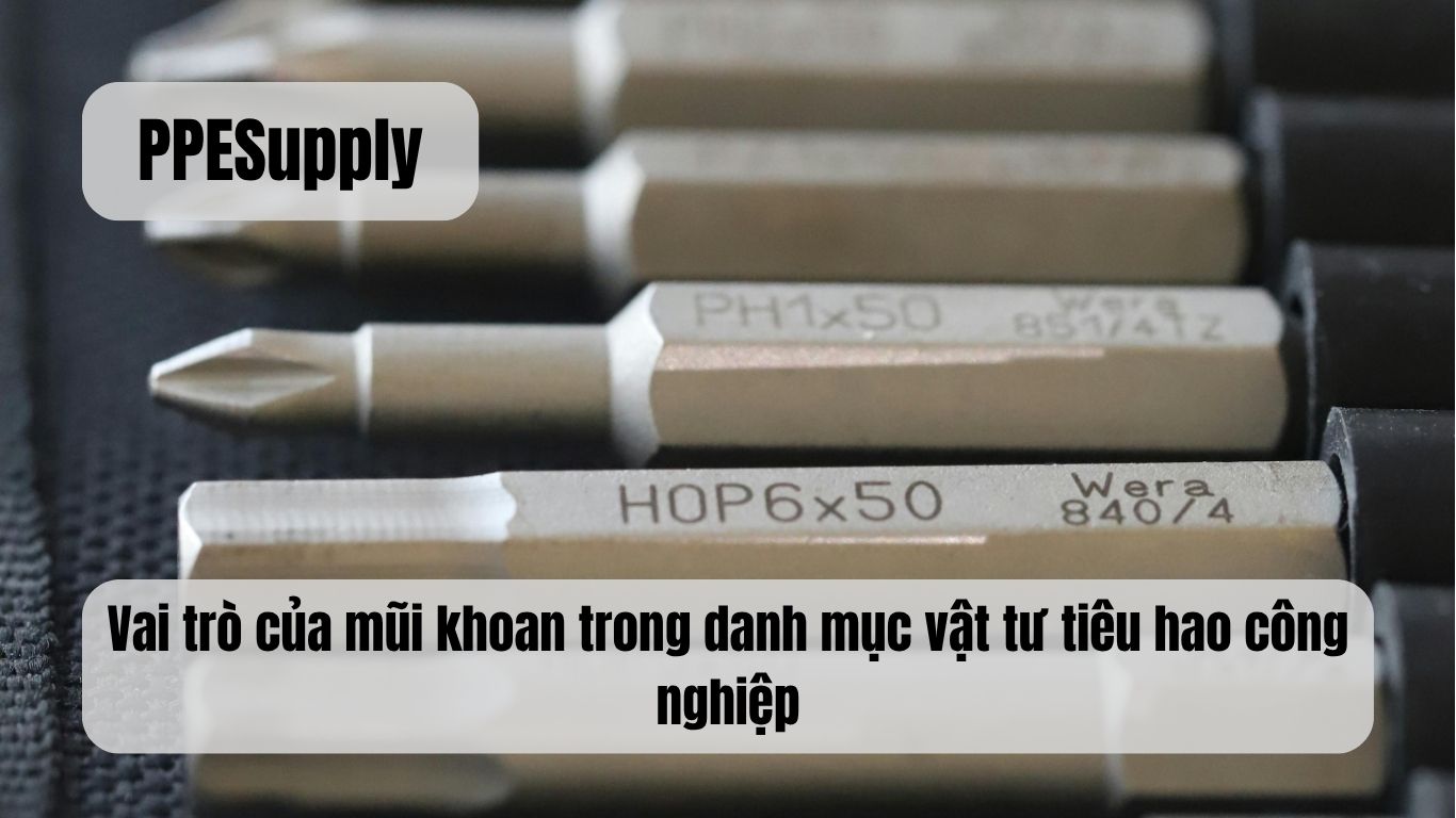 Vai trò của mũi khoan trong danh mục vật tư tiêu hao công nghiệp