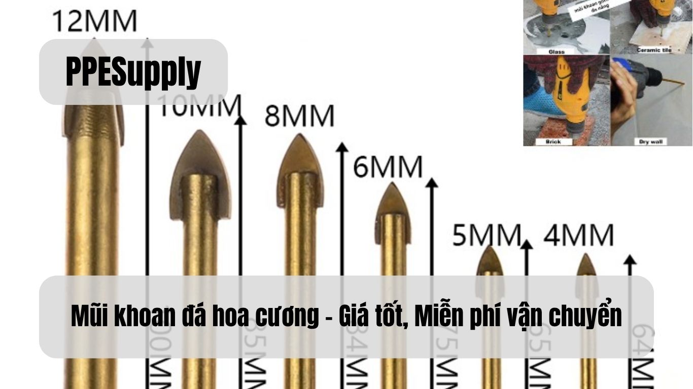 Mũi khoan đá hoa cương – Giá tốt, Miễn phí vận chuyển