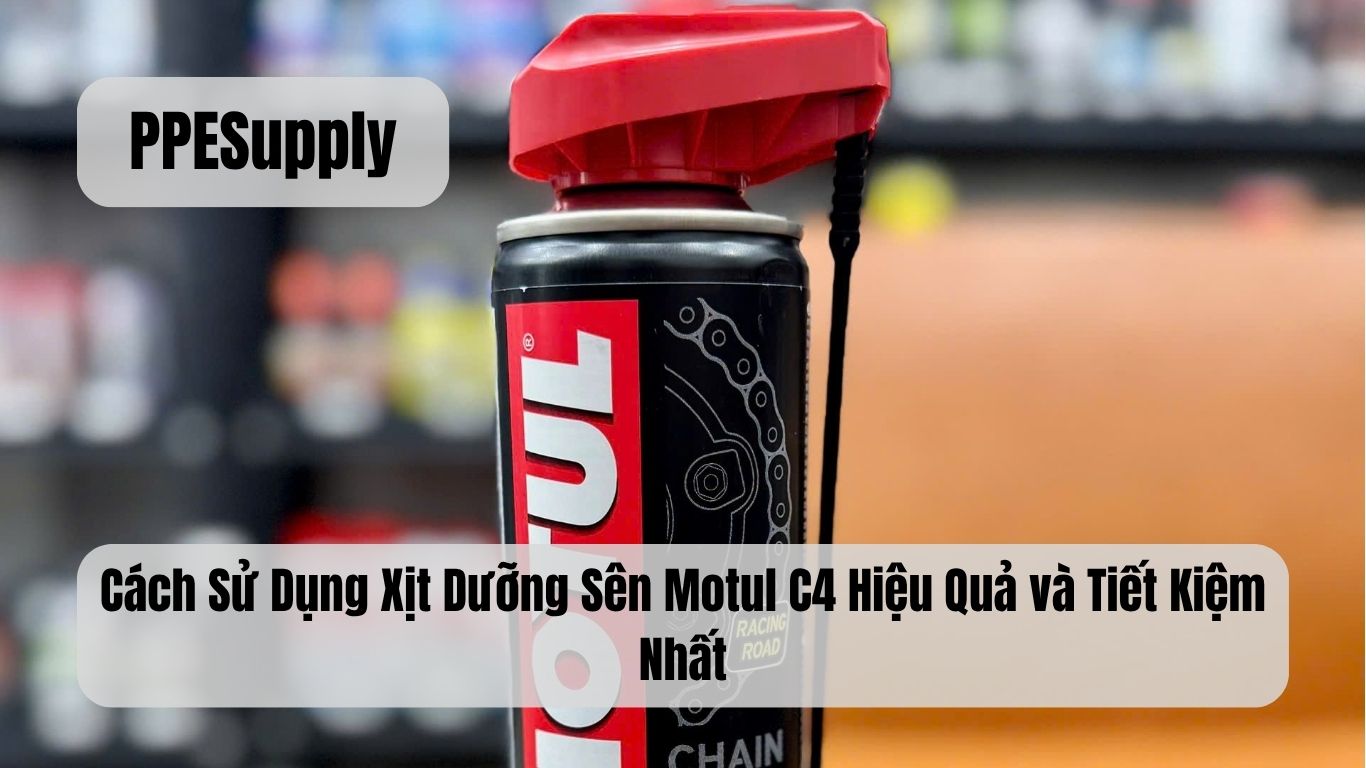 Cách Sử Dụng Xịt Dưỡng Sên Motul C4 Hiệu Quả và Tiết Kiệm Nhất