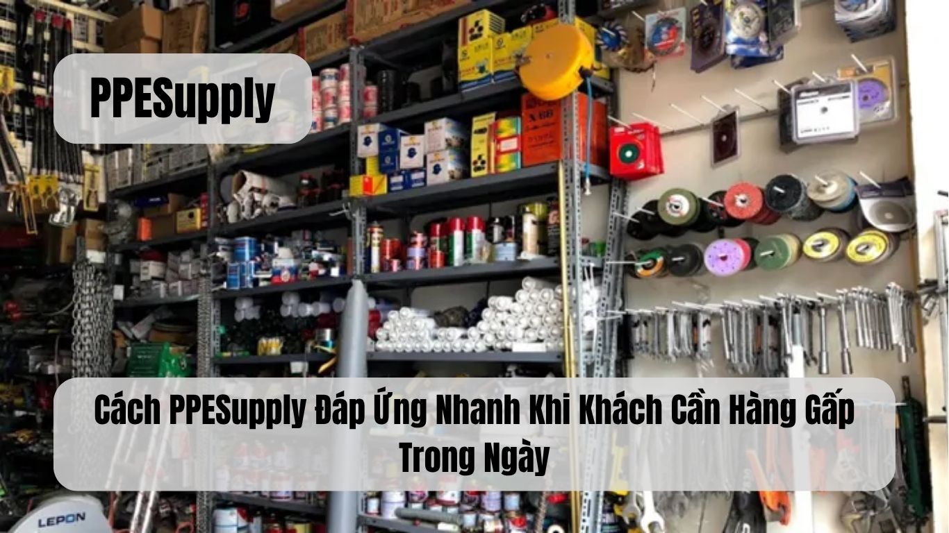Cách PPESupply Đáp Ứng Nhanh Khi Khách Cần Hàng Gấp Trong Ngày