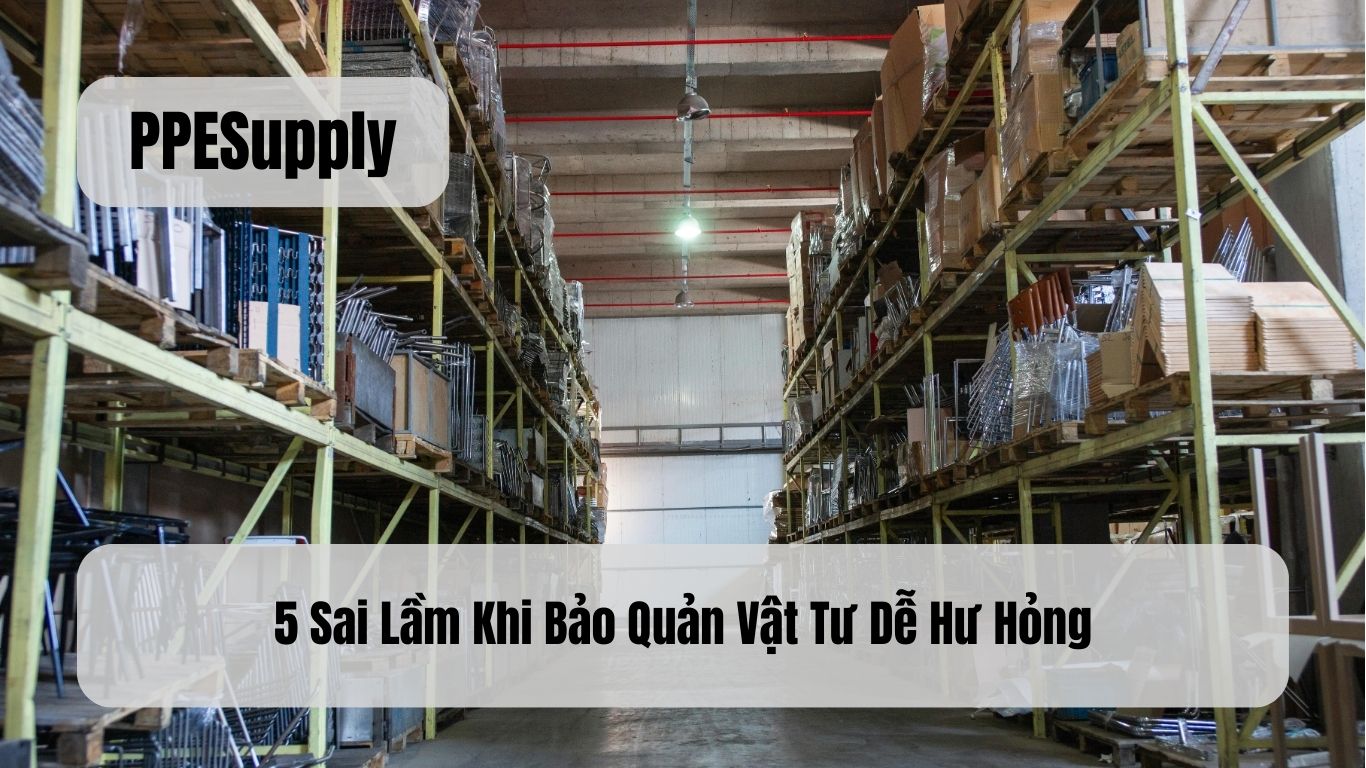 5 Sai Lầm Khi Bảo Quản Vật Tư Dễ Hư Hỏng