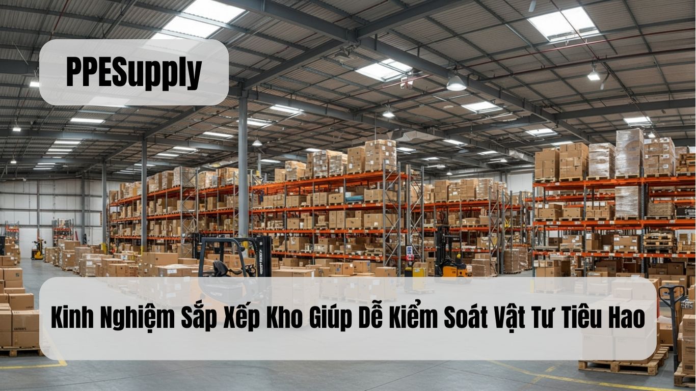 Kinh Nghiệm Sắp Xếp Kho Giúp Dễ Kiểm Soát Vật Tư Tiêu Hao