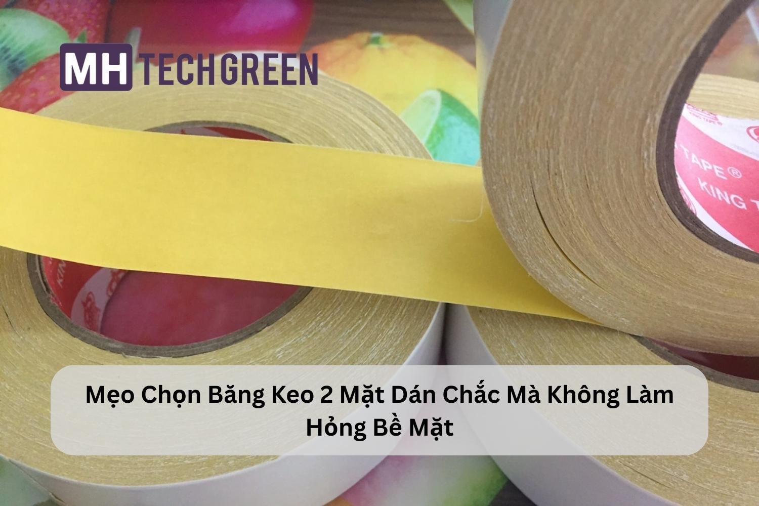 Mẹo Chọn Băng Keo 2 Mặt Dán Chắc Mà Không Làm Hỏng Bề Mặt