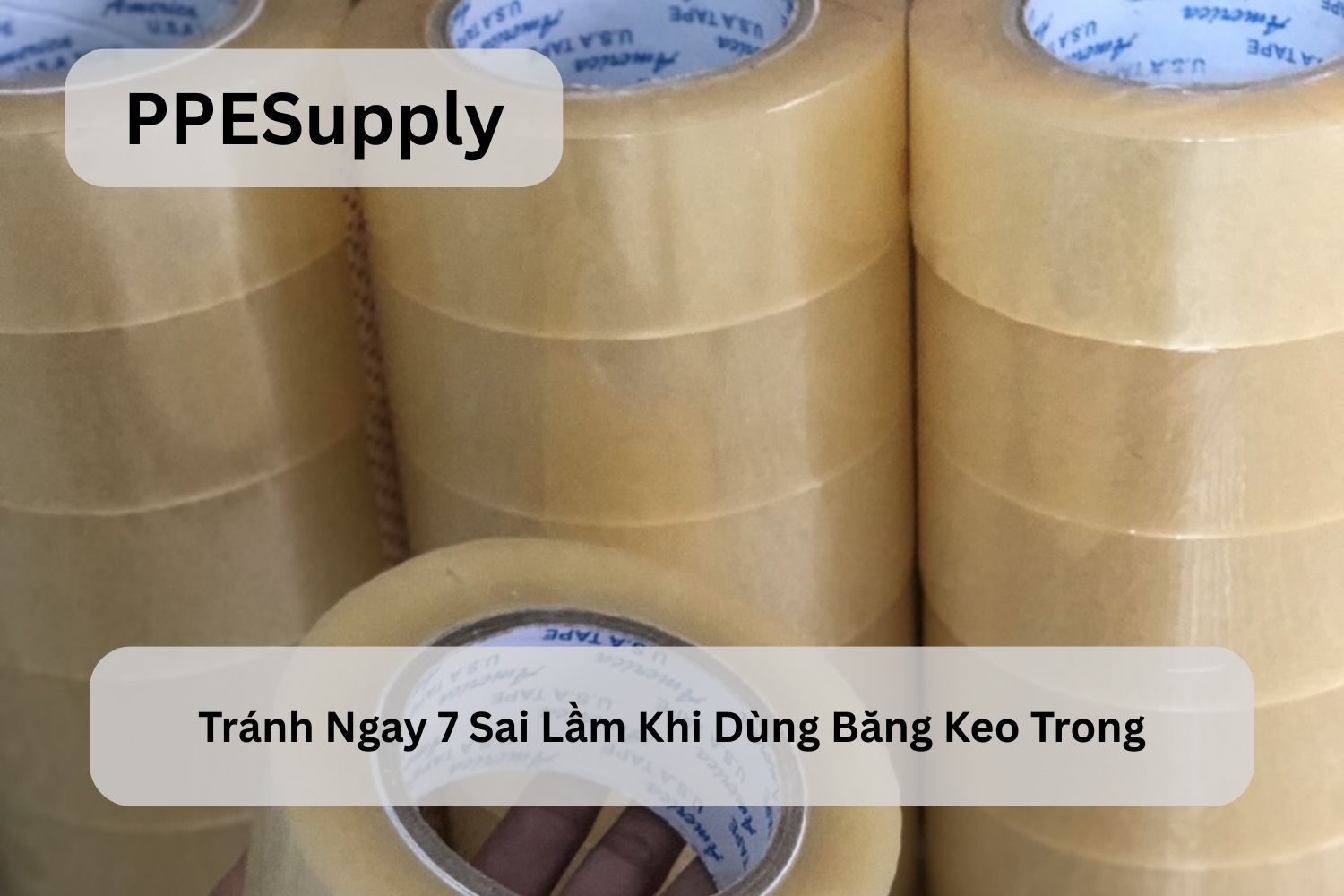 Tránh Ngay 7 Sai Lầm Khi Dùng Băng Keo Trong