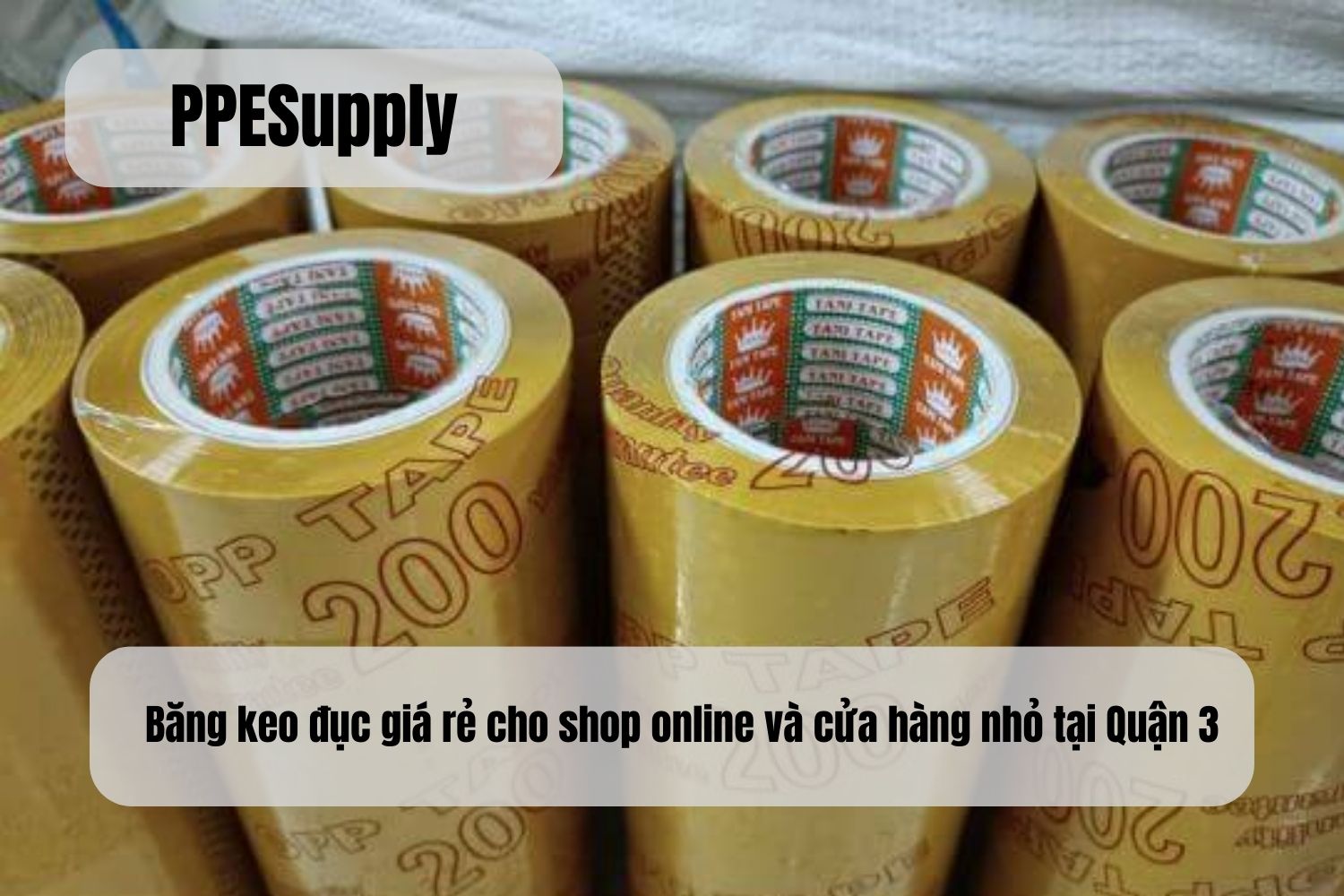 Băng keo đục giá rẻ cho shop online và cửa hàng nhỏ tại Quận 3