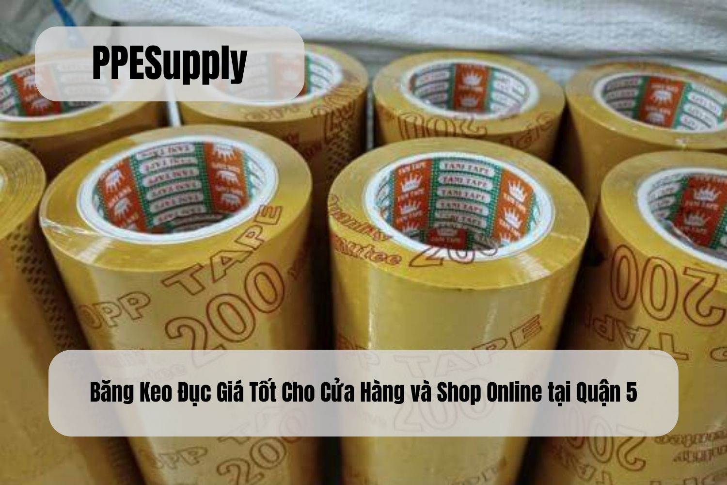 Băng Keo Đục Giá Tốt Cho Cửa Hàng và Shop Online tại Quận 5