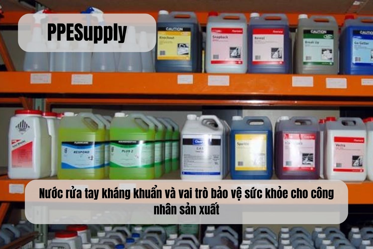 Nước rửa tay kháng khuẩn và vai trò bảo vệ sức khỏe cho công nhân sản xuất