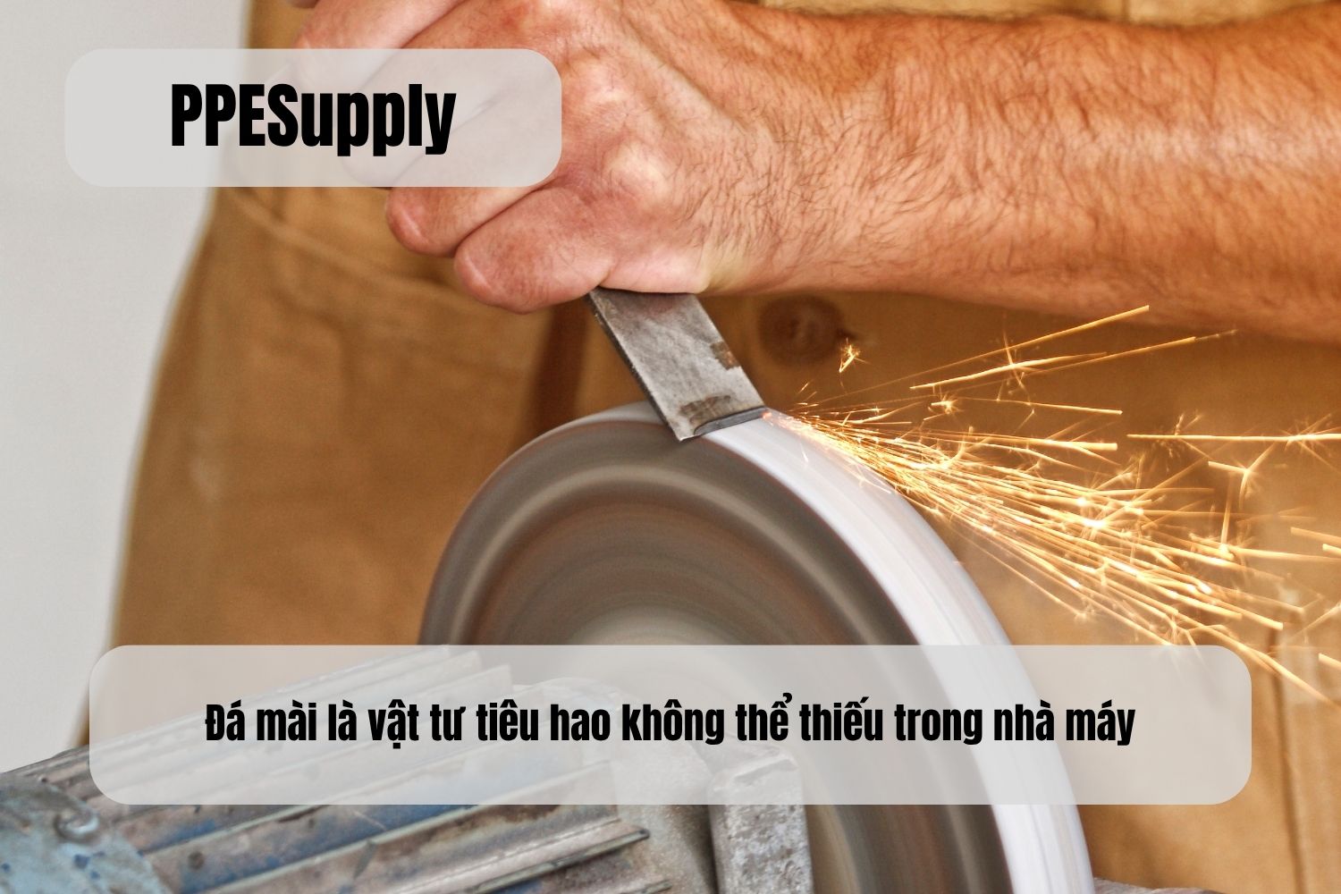 Đá mài là vật tư tiêu hao không thể thiếu trong nhà máy