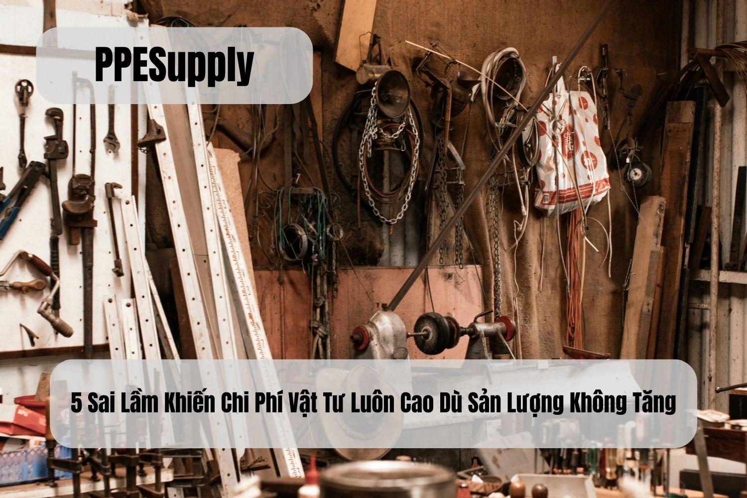 5 Sai Lầm Khiến Chi Phí Vật Tư Luôn Cao Dù Sản Lượng Không Tăng