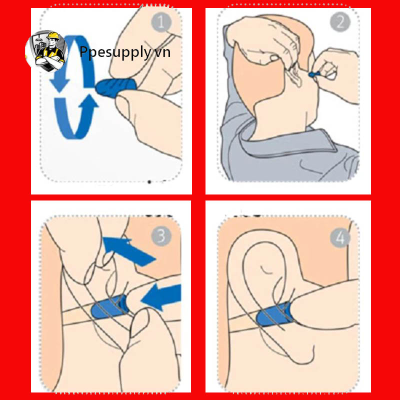 Cách sử dụng nút bịt tai 3M đúng cách