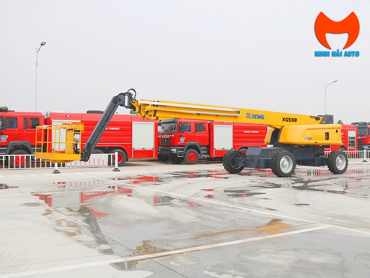 xe nâng người Boom Lift 58m XCMG XGS58 (GTBZ58S) - xe nâng người lớn nhất thế giới