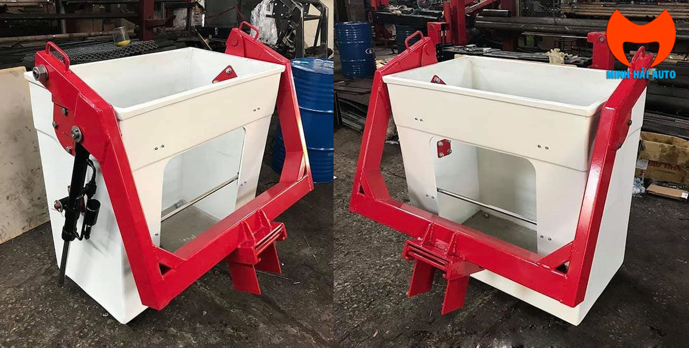 Giỏ nâng người gắn xe cẩu - Rổ nâng người làm việc trên cao