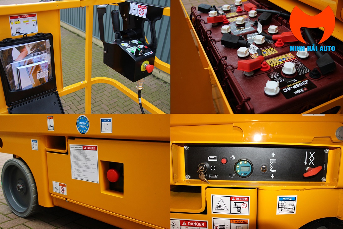 Xe nâng người cắt kéo 10m Haulotte Compact 10