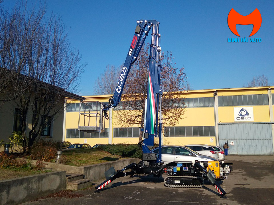 xe nâng người chân nhện 25m Cela DT25 Spyder Spider