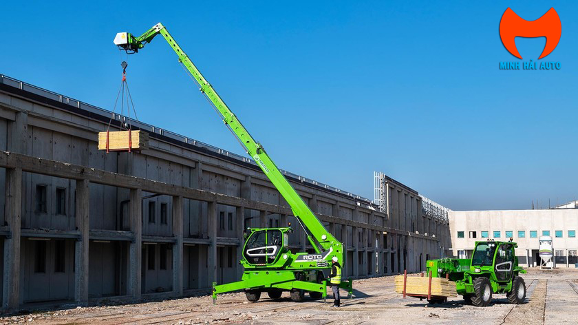 Xe nâng Telehandler 7 Tấn Merlo Roto 7024S - Xe nâng hàng 7 tấn ForkLift