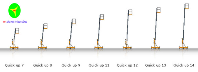 xe nâng người quick up