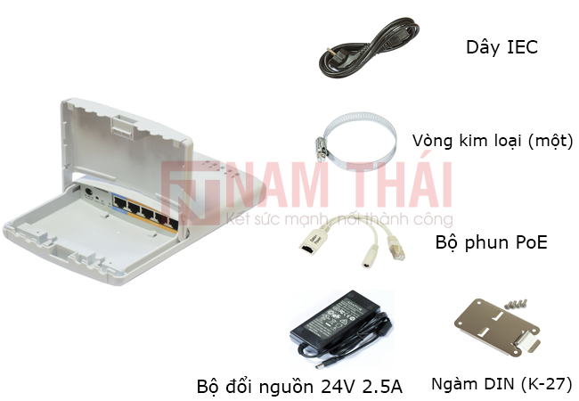 Thiết bị cân bằng tải ROUTER MIKROTIK RB750P-PBr2 (PowerBox) - nam thái