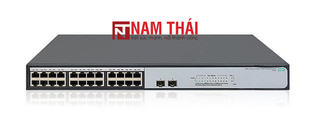 Thiết bị chuyển mạch HPE 1420 24G 2SFP Switch JH017A - nam thái