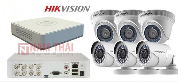Lắp đặt trọn bộ 6 camera giám sát 5.0M siêu nét Hikvision - nam thái
