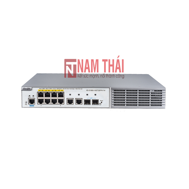 Thiết bị chuyển mạch Switch Ruijie XS-S1960-10GT2SFP-P-H - nam thái