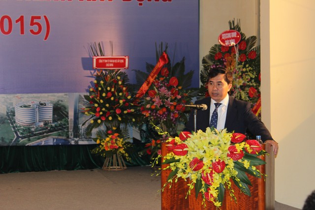 Ảnh: Thứ trưởng Lê Quang Hùng phát biểu chỉ đạo tại buổi lễ