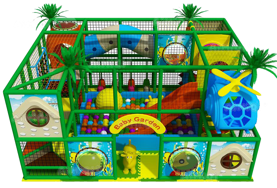 Nhà liên hoàn chủ đề rừng xanh