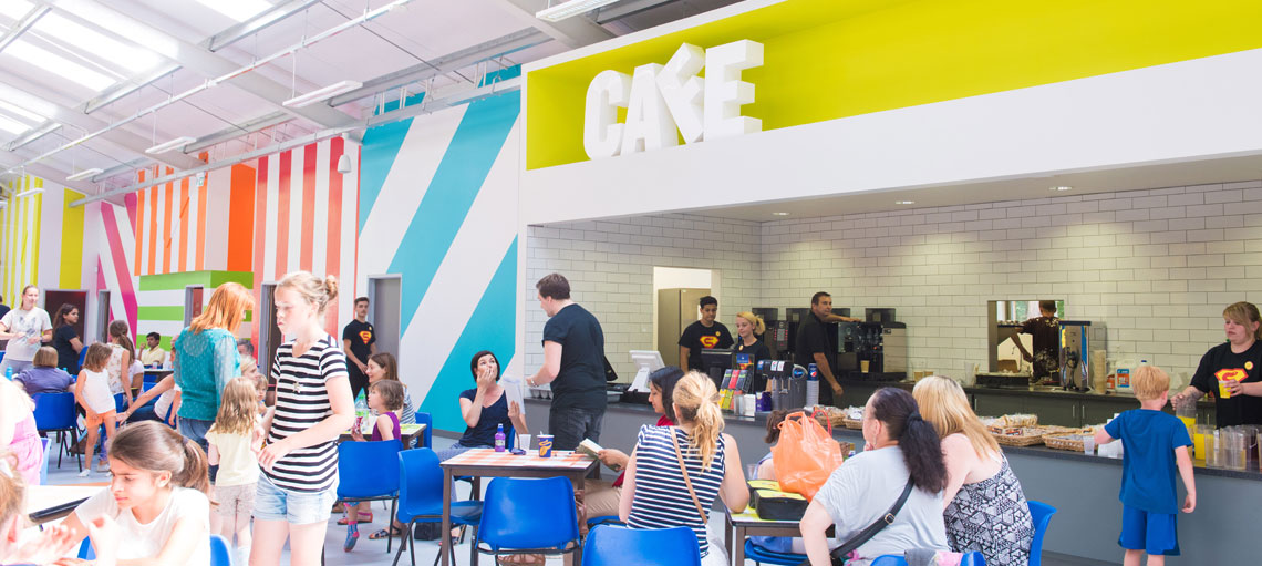 Xu hướng kết hợp cafe và khu vui chơi trẻ em