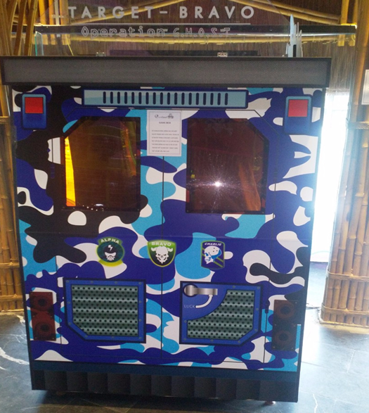 Thiết bị game xèng có vách ngăn