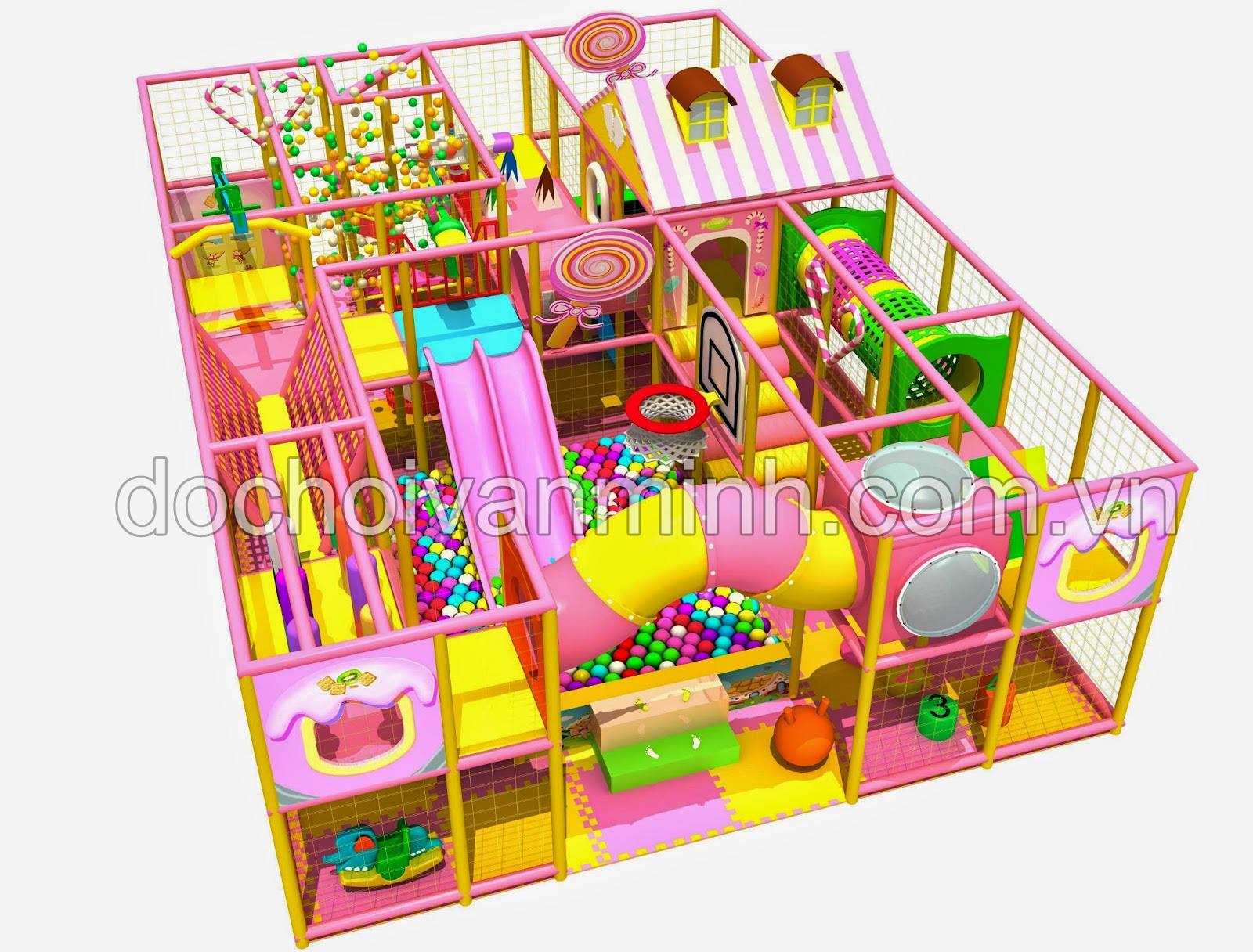 Nhà liên hoàn màu sắc