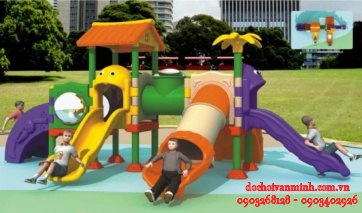 Cầu trượt trong dự án nhà liên hoàn