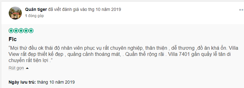 đánh giá FLC luxury resort quy nhơn