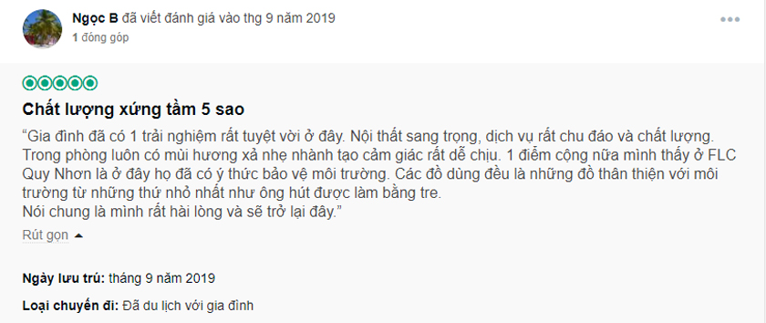 đánh giá FLC luxury resort quy nhơn