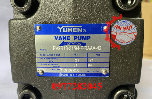 Bơm cánh gạt 2 tầng Yuken PV2R13-31/94-FRAAA-42