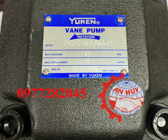 Bơm cánh gạt PV2R2-59-F-RAA-41 Yuken