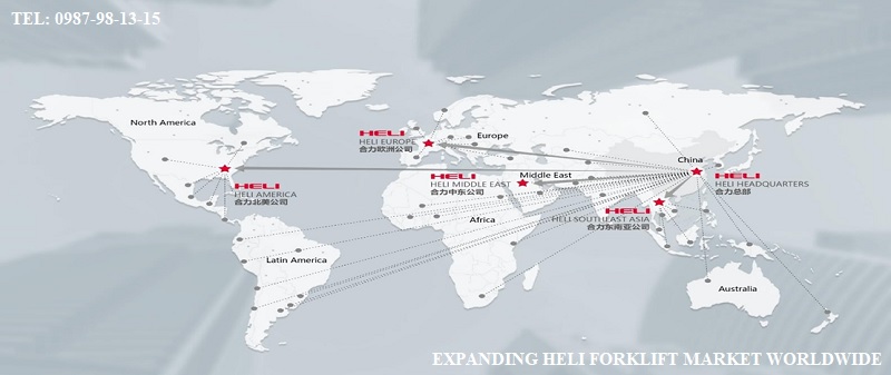 Cam kết mở rộng thị trường xe nâng Heli trên toàn Thế Giới