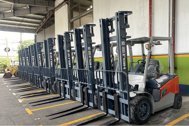 Đại lý bán xe nâng điện lithium Heli 2 tấn đến 3.8 tấn do Bình Minh phân phối trên thị trường Việt Nam