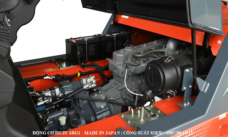 Động cơ ISUZU 6BG1 Made in Japan công suất 82 kW 0987981315