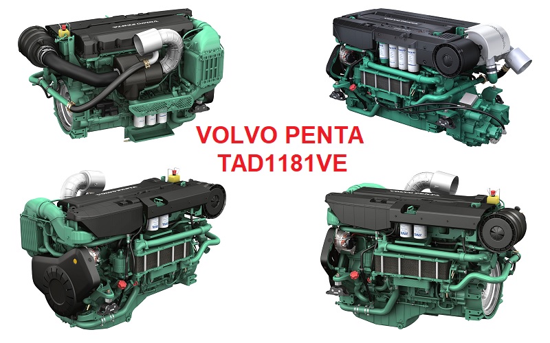Động cơ VOLVO PENTA TAD1181VE xuất xứ từ Thụy Điển