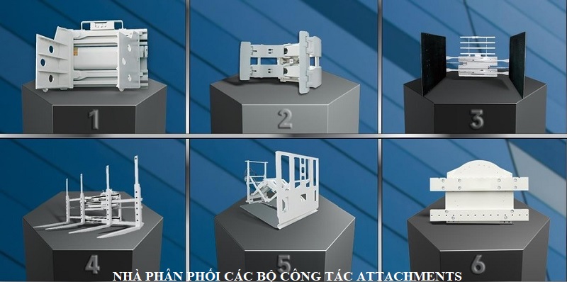 Nhà phân phối các bộ công tác Attachments forklift