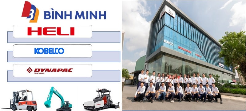 Thương hiệu xe nâng Bình Minh phân phối trên thị trường Việt Nam hiện nay