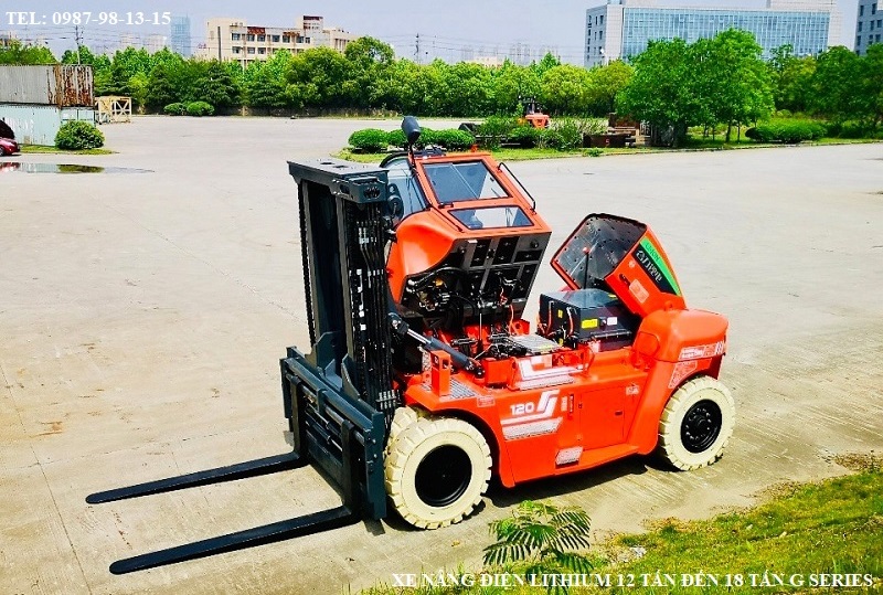 Xe nâng điện lithium 12 tấn đến 18 tấn dòng G series CPD120-GA7ZLI
