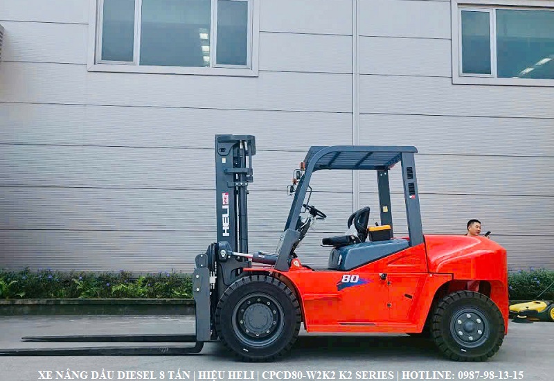 Xe nâng diesel 8 tấn CPCD80-W2K2 K2 series