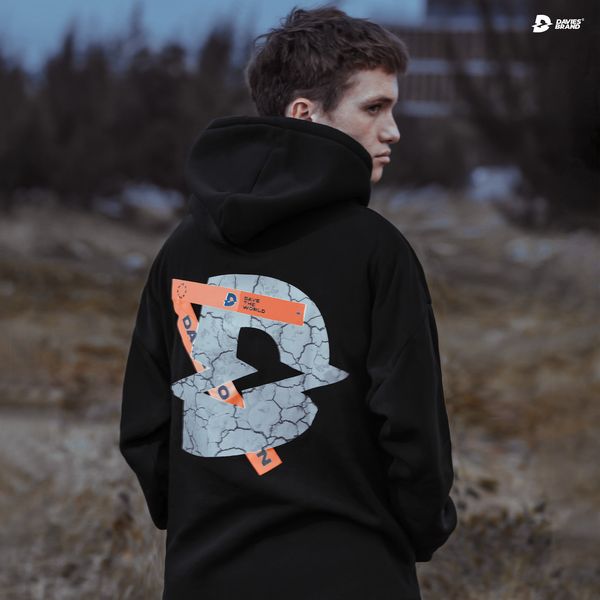 áo hoodie có nón đen